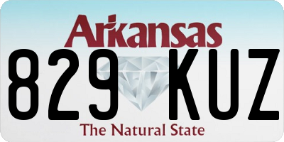 AR license plate 829KUZ