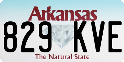 AR license plate 829KVE