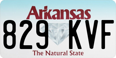 AR license plate 829KVF