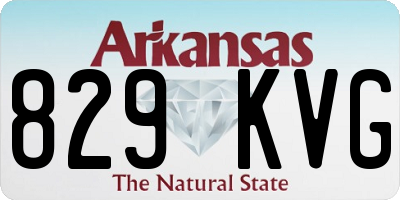 AR license plate 829KVG