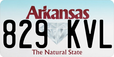 AR license plate 829KVL