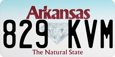 AR license plate 829KVM