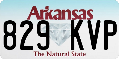 AR license plate 829KVP