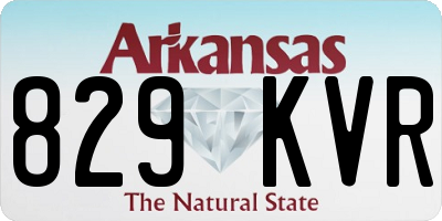 AR license plate 829KVR
