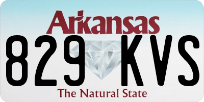AR license plate 829KVS
