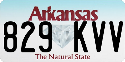 AR license plate 829KVV