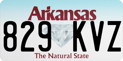 AR license plate 829KVZ