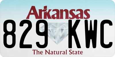 AR license plate 829KWC