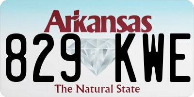 AR license plate 829KWE