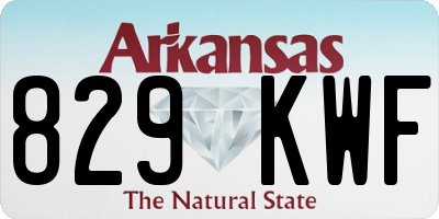 AR license plate 829KWF