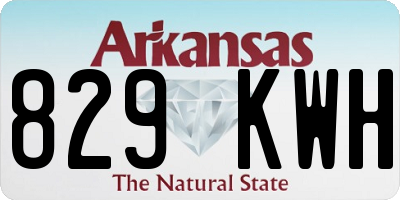AR license plate 829KWH