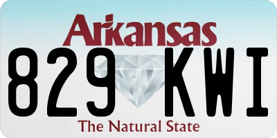 AR license plate 829KWI