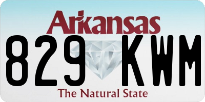 AR license plate 829KWM