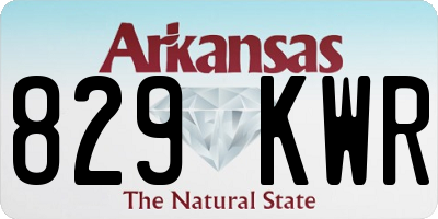 AR license plate 829KWR