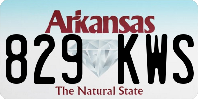 AR license plate 829KWS