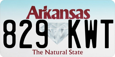 AR license plate 829KWT