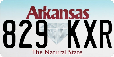 AR license plate 829KXR