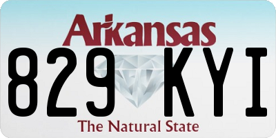 AR license plate 829KYI