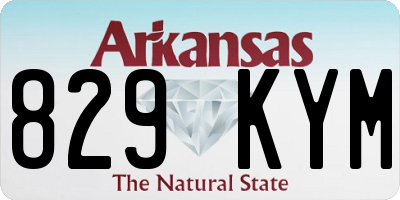 AR license plate 829KYM