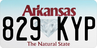 AR license plate 829KYP
