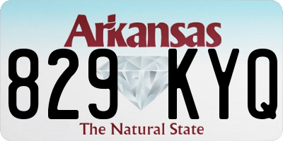 AR license plate 829KYQ