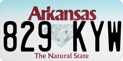 AR license plate 829KYW