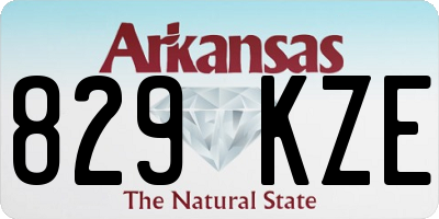 AR license plate 829KZE
