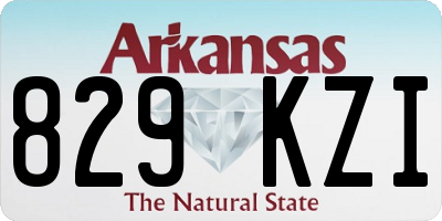AR license plate 829KZI
