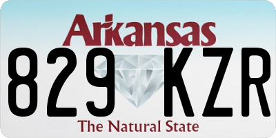 AR license plate 829KZR