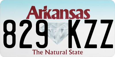 AR license plate 829KZZ