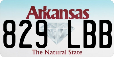 AR license plate 829LBB