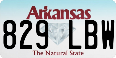 AR license plate 829LBW