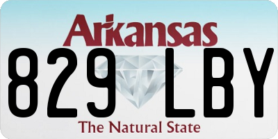 AR license plate 829LBY