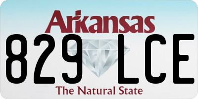 AR license plate 829LCE