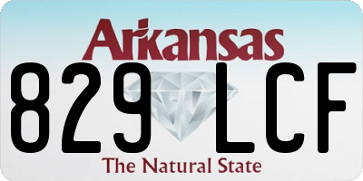 AR license plate 829LCF