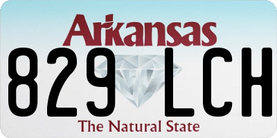 AR license plate 829LCH