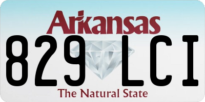 AR license plate 829LCI
