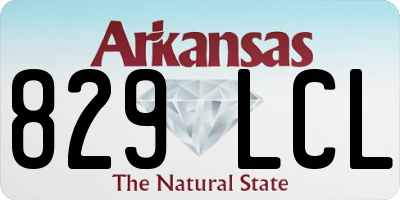AR license plate 829LCL