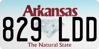 AR license plate 829LDD