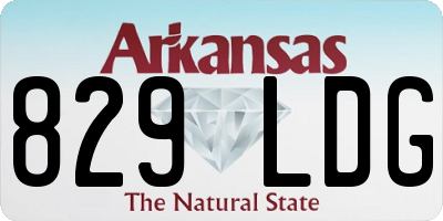AR license plate 829LDG