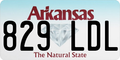 AR license plate 829LDL