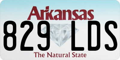AR license plate 829LDS