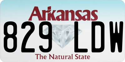 AR license plate 829LDW