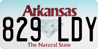 AR license plate 829LDY