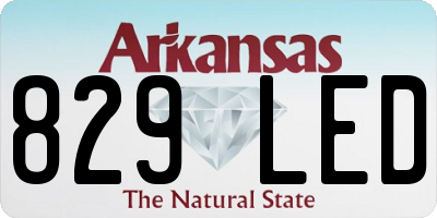 AR license plate 829LED