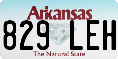 AR license plate 829LEH