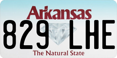 AR license plate 829LHE