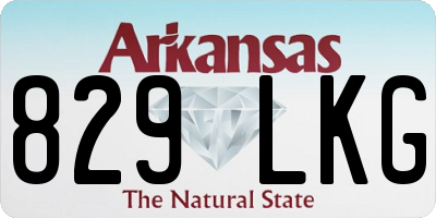 AR license plate 829LKG
