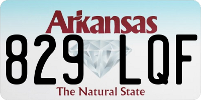 AR license plate 829LQF