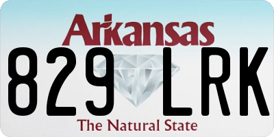 AR license plate 829LRK